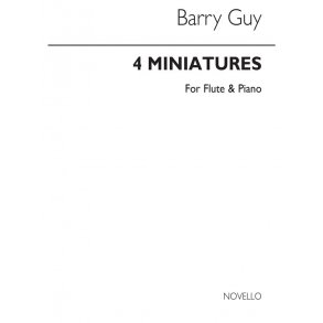 Guy: 4 Miniatures for Flute And Piano (Score)