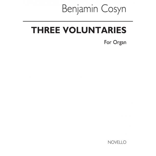 Cosyn Three Voluntaries Organ Arr. Steele