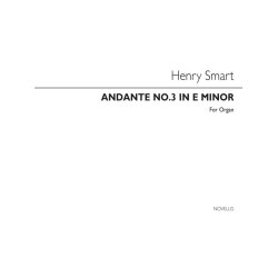 Smart Andante No.3 In E Minor Org