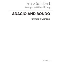 Schubert, F Adagio And Rondo Piano/Orchestra Score