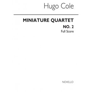 Cole: Miniature Quartet No.2 (Score)