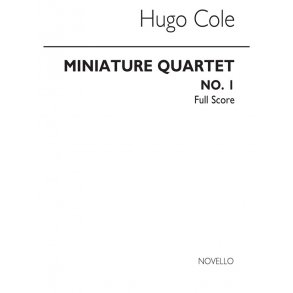 Cole: Miniature Quartet No.1 (Score)