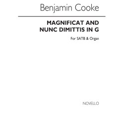 Dr. Benjamin Cooke: Magnificat And Nunc Dimittis In G