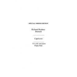 RR Bennett: Capriccio for Cello and Piano accompaniment