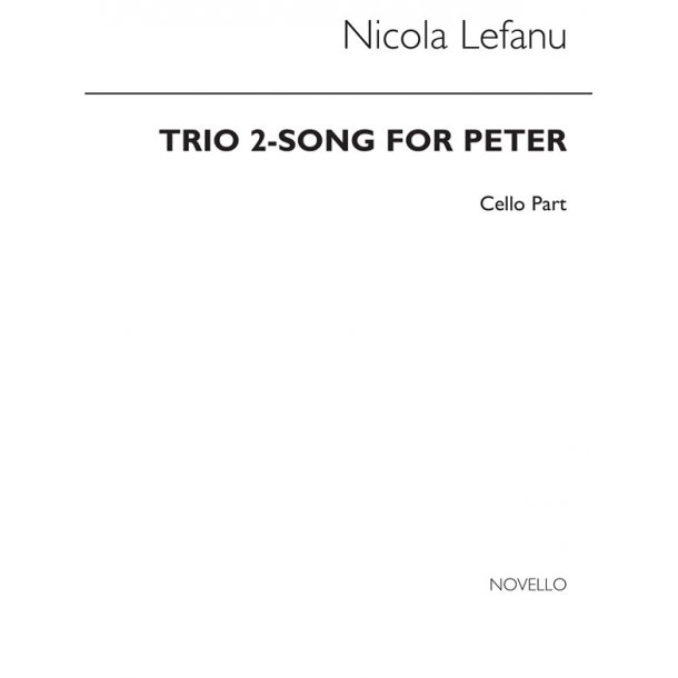 Nicola LeFanu: Trio 2: Song For Peter (Part)