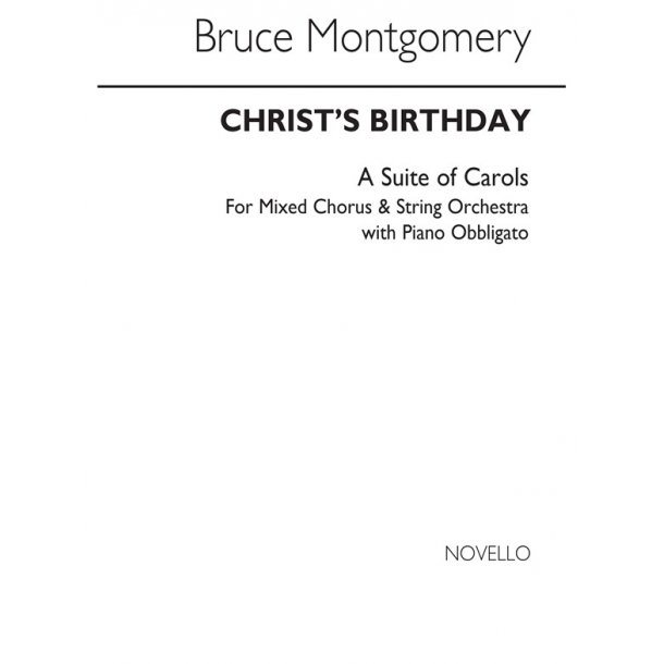Montgomery: Christ's Birthday (Vocal Score)