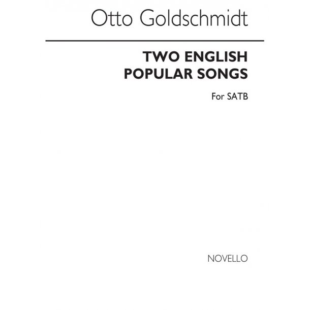 Goldschmidt: Pastime With Good Company For Soprano, Alto, Tenor And Bass