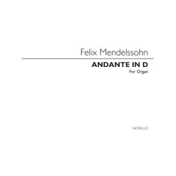 Mendelssohn: Andante In D With Variations For Organ