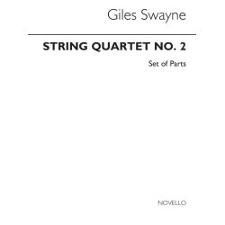 Swayne, G String Quartet No 2 Parts Only