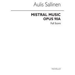 Aulis Sallinen: Mistral Music (Score)