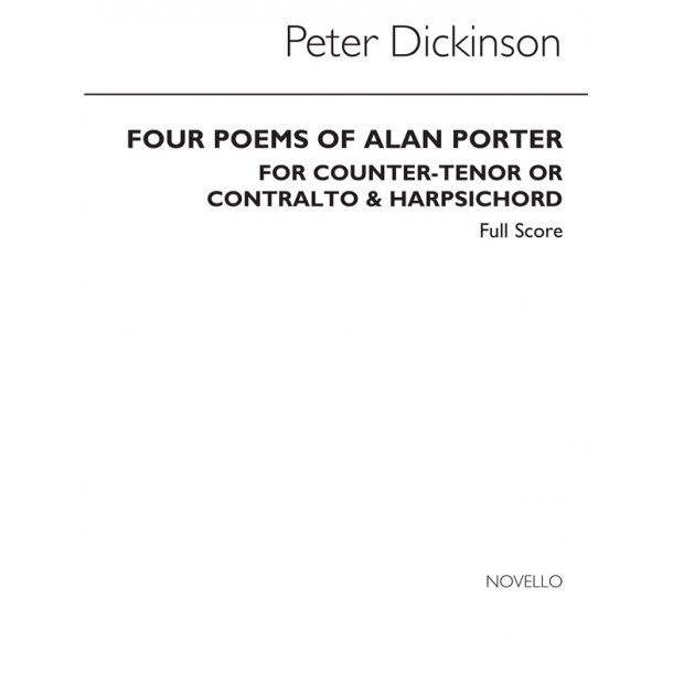 Peter Dickinson: Four Poems Of Alan Porter
