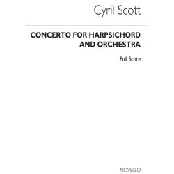 SCOTT CYRIL HARPSICHORD CONCERTO FULL SCORE
