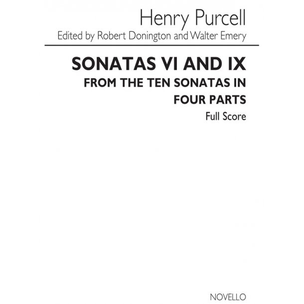 Henry Purcell: Sonatas VI And IX (Score)