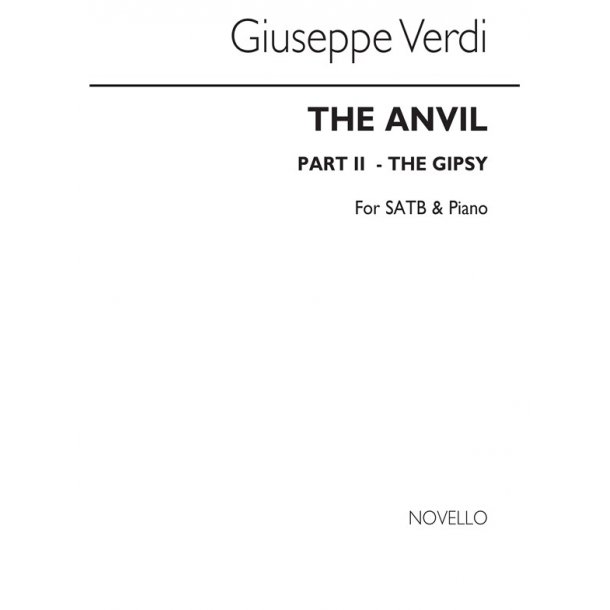 VERDI GIUSEPPE THE ANVIL CHORUS SATB & PIANO CHORAL