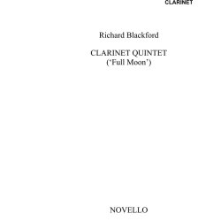 Richard Blackford: Full Moon - Clarinet Quintet (Parts)
