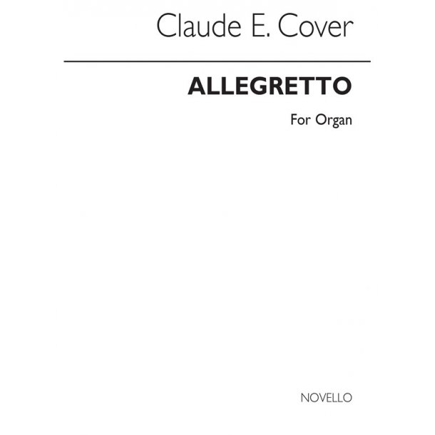 Claude E Cover: Allegretto