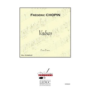 Chopin Valses Volume 3 Piano Book