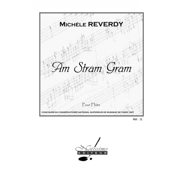 Reverdy Am Stram Gram Flute Solo Book