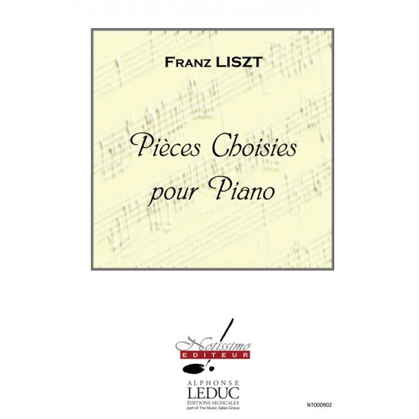 Liszt Pieces Choisies Piano Book