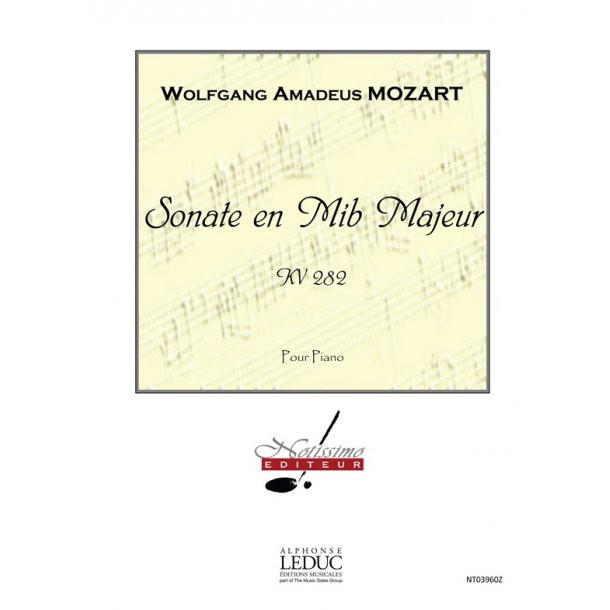 Mozart Sonata In Eb Major Kv282 Piano Book