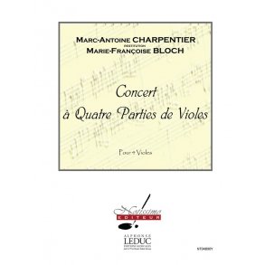 Charpentier Marc Antoine Concert (Bloch) 4 Violas Score/Parts