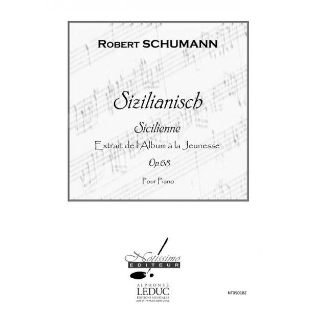 Schumann Sizilianisch Op 68 Sicilienne Album A La Jeunesse Piano Book