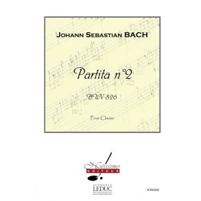 Bach Js Partita No 2 Bwv826 Piano Book