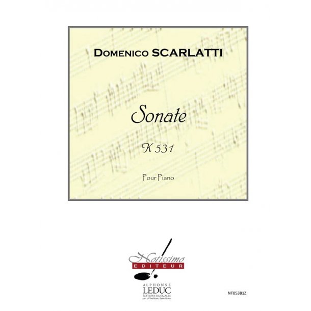 Scarlatti Sonate K531 Piano Book