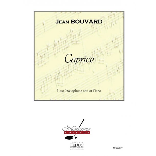 Bouvard Caprice Saxophone & Piano Book