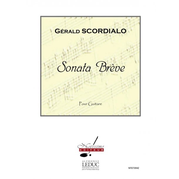 Scordialo Sonata Breve Guitar Solo Book