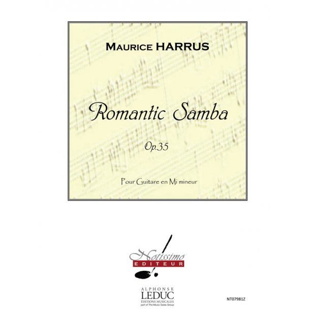 Harrus Romantic Samba Guitar Solo Book
