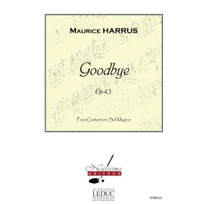 Harrus Goodbye Guitar Solo Book