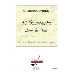 Conord 50 Impromptus Dans Le Soir Cor Des Alpes Vol 1 Alpine Horn Bk
