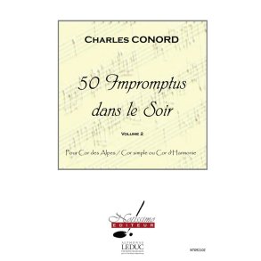 Conord 50 Impromptus Dans Le Soir Cor Des Alpes Vol 2 Alpine Horn Bk
