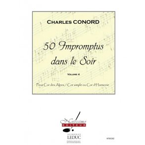 Conord 50 Impromptus Dans Le Soir Cor Des Alpes Vol 4 Alpine Horn Bk