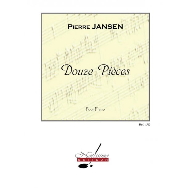 Jansen 12 Pieces Piano Book