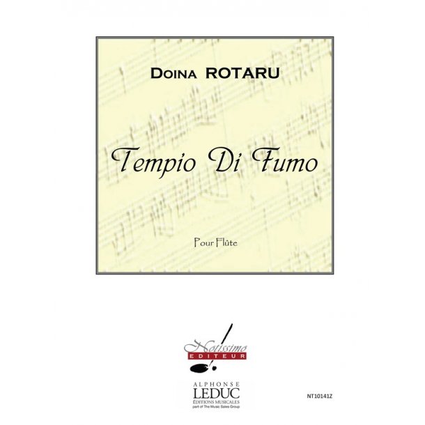 Rotaru Tempio Di Fumo Flute Solo Book