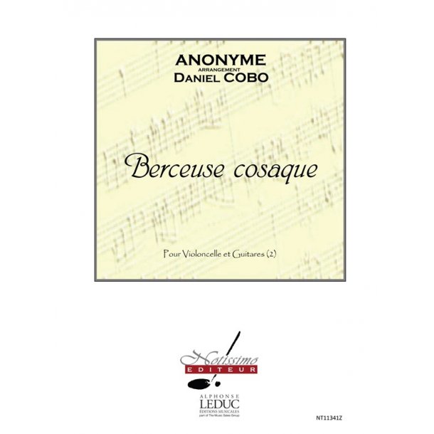 Cobo Berceuse Cosaque Cello &amp; 2 Guitars Book