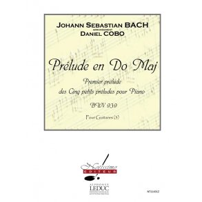 Bach Js Cobo Prelude In C Major Bwv939 Prelude No 1 3 Guitars Book