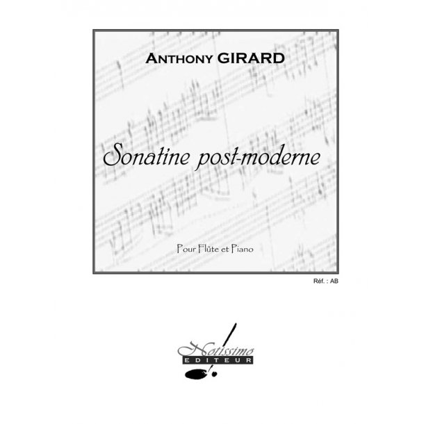 Girard Sonatine Post Moderne Flute &amp; Piano Book