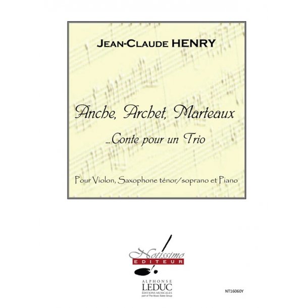 Henry Jean Claude Anche Archet Et Marteaux Violin & Saxophone Sc/Pts