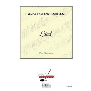 Serre-Milan Lied Flute Solo Book