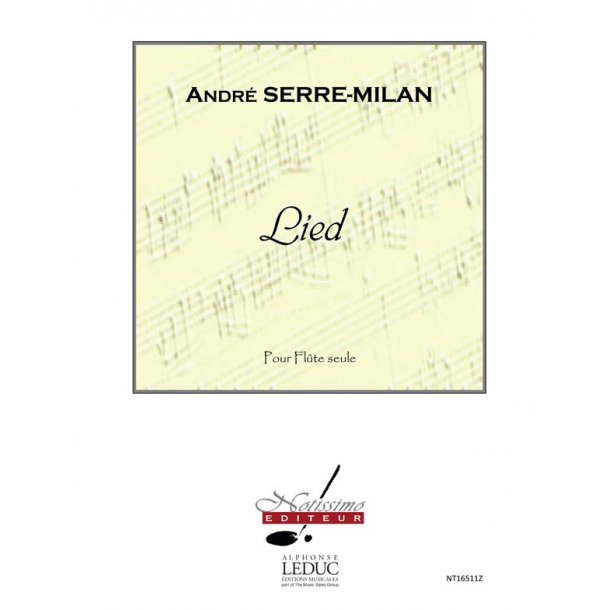 Serre-Milan Lied Flute Solo Book
