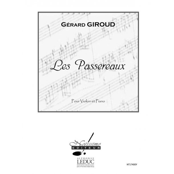 Giroud Passereaux Violin &amp; Piano Book