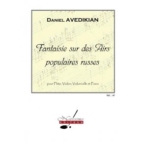 Avedikian Fantaisie Sur Des Airs Populaires Russes Flt Str & Pf Sc/Pts