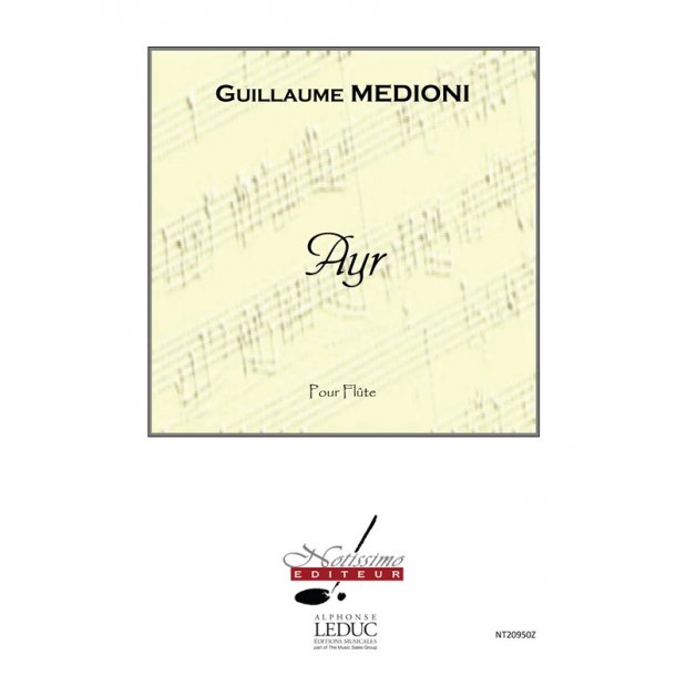 Medioni Guillaume Ayr Flute Solo Book