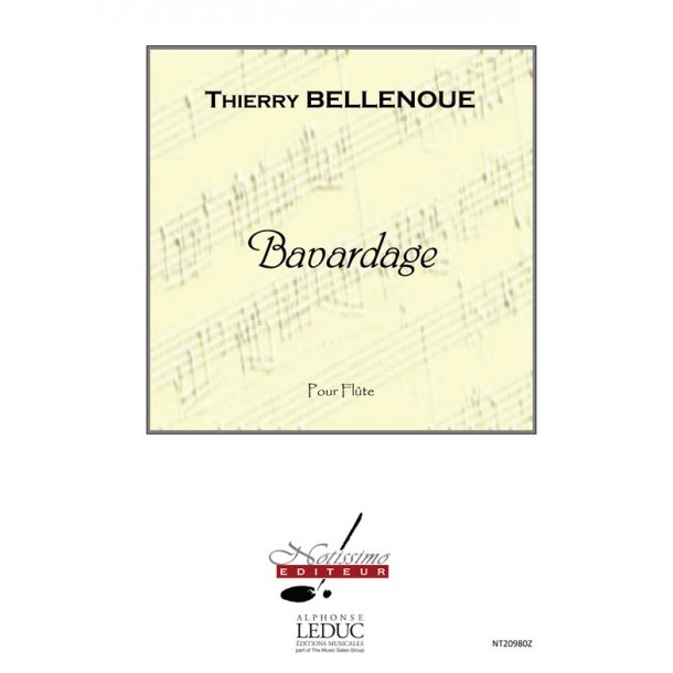 Bellenoue Bavardage Flute Solo Book