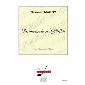 Magny Promenade A Lilliflut 4 Flutes Score/Parts