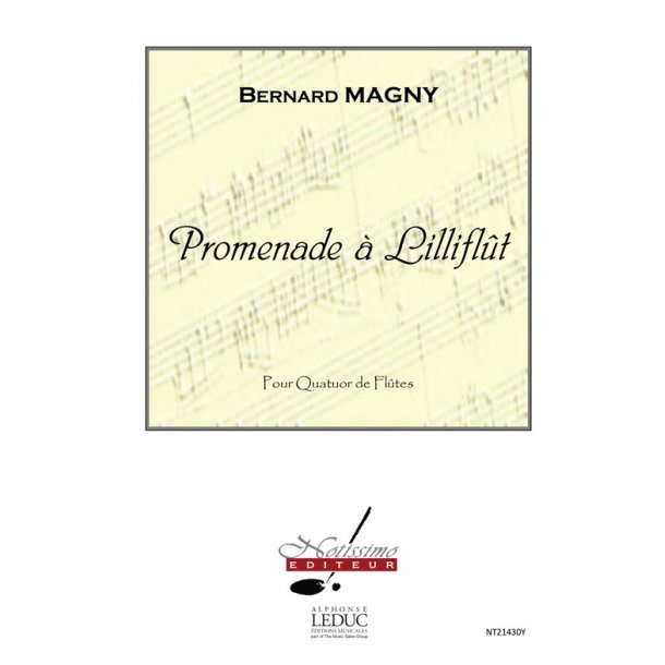 Magny Promenade A Lilliflut 4 Flutes Score/Parts