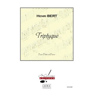 Bert Triptyque Flute & Piano Book